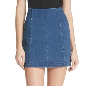 Free People Modern Femme Denim Mini skirt
